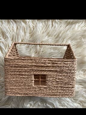 Target Bullseye playground woven house storage basket